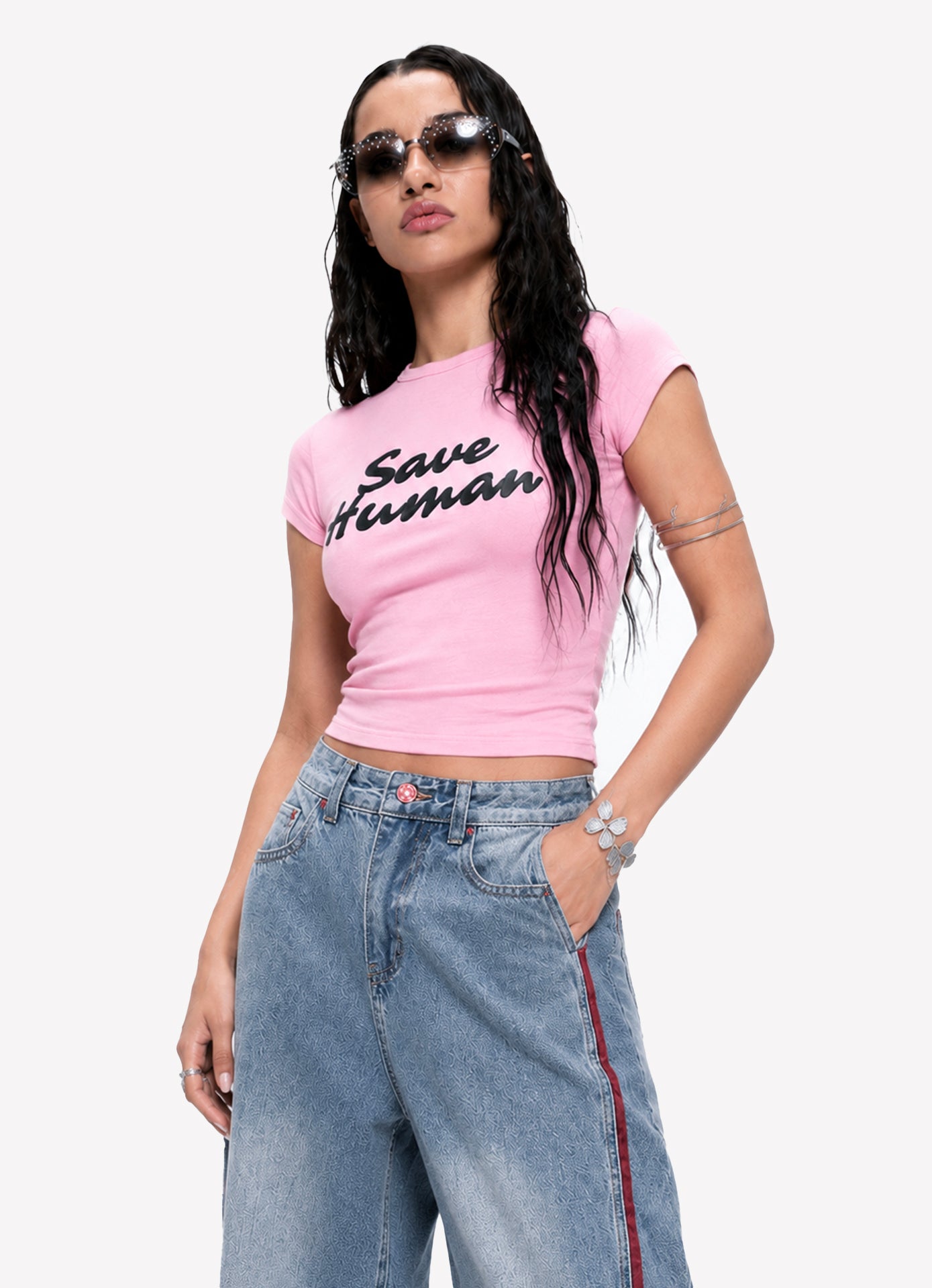 SAVE HUMAN BABY TEE