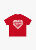 GOD'S LITTLE PRINCESS RED OVERSIZED TEE