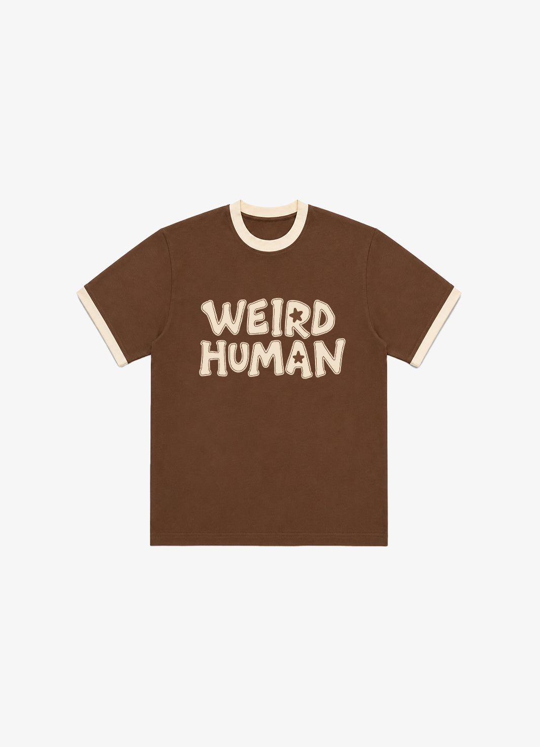 WEIRD HUMAN RINGER TEE