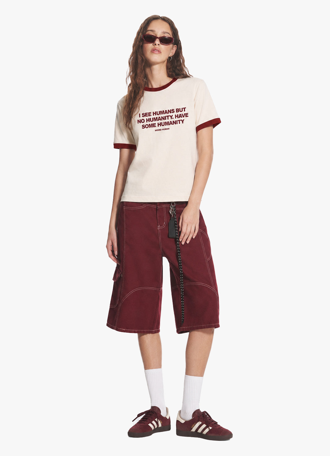 HAVE HUMANITY RINGER TEE