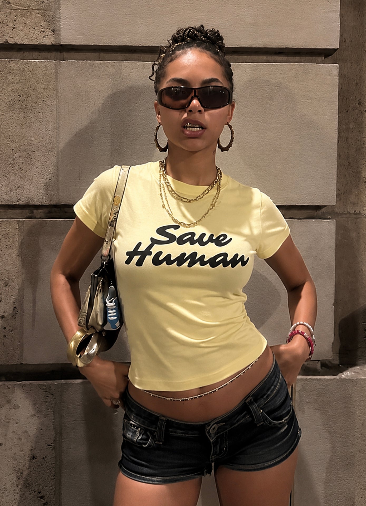 SAVE HUMAN BABY TEE
