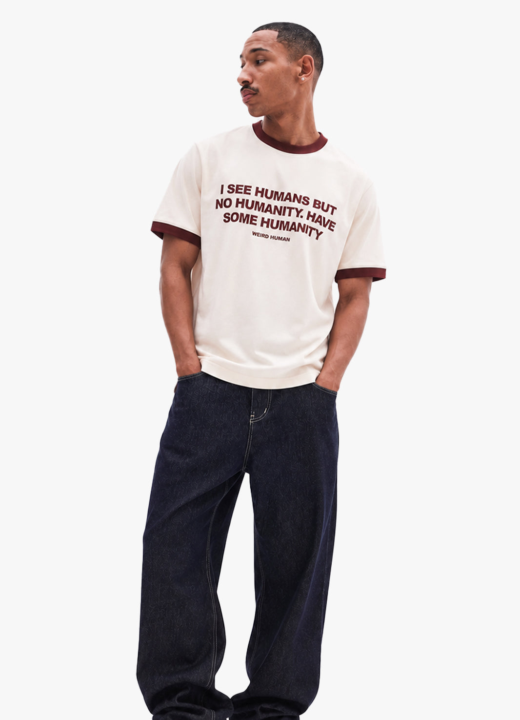 HAVE HUMANITY RINGER TEE