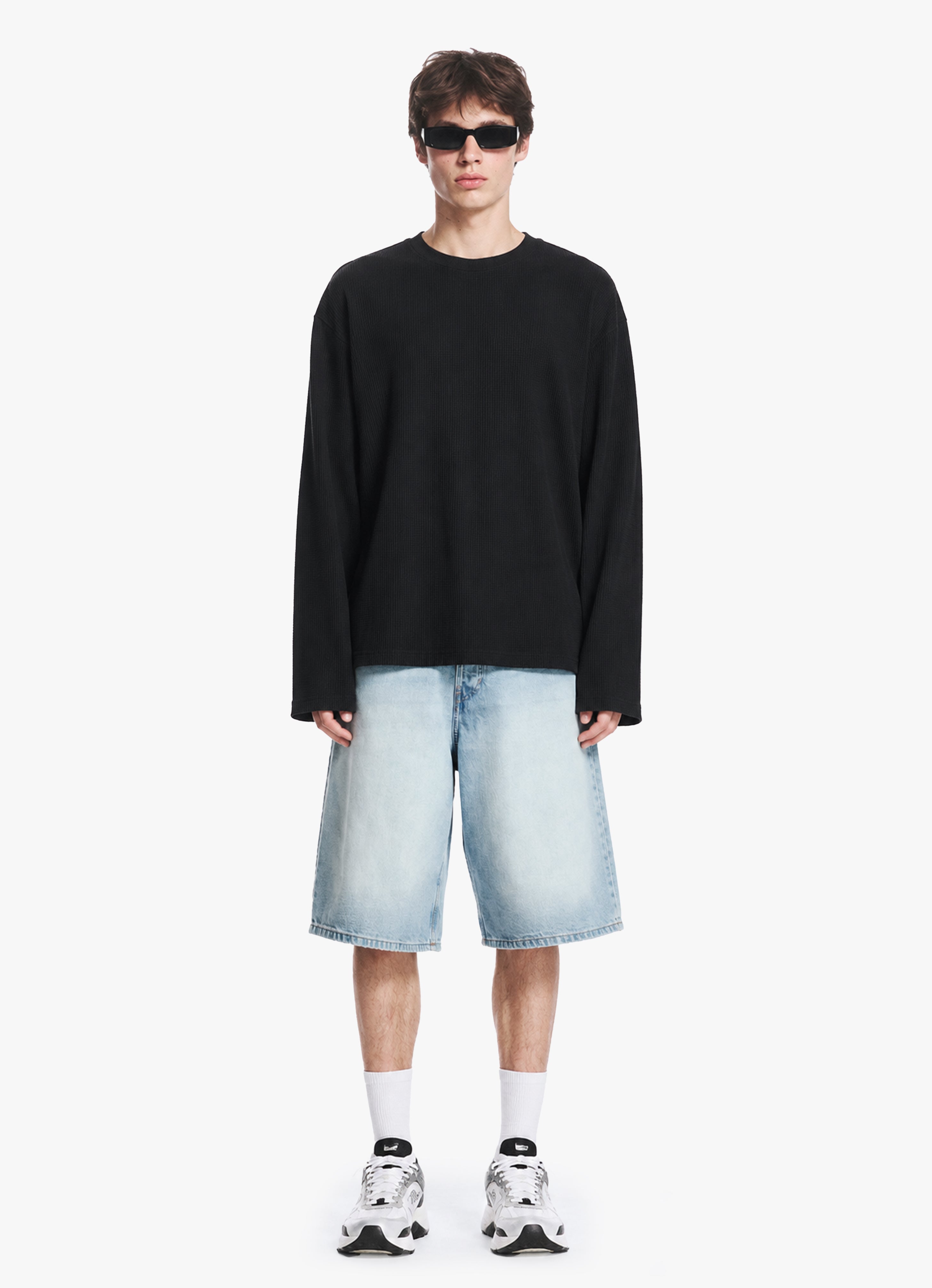 WAFFLE OVERSIZED TEE COMBO
