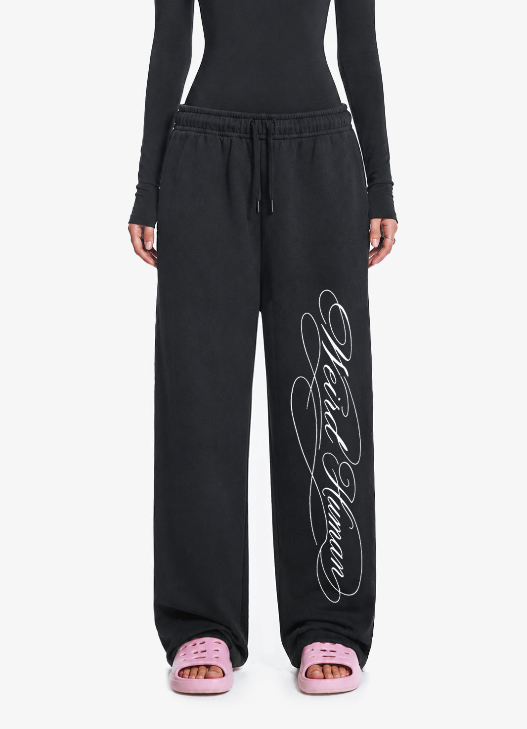 SCRIPT BLACK JOGGERS