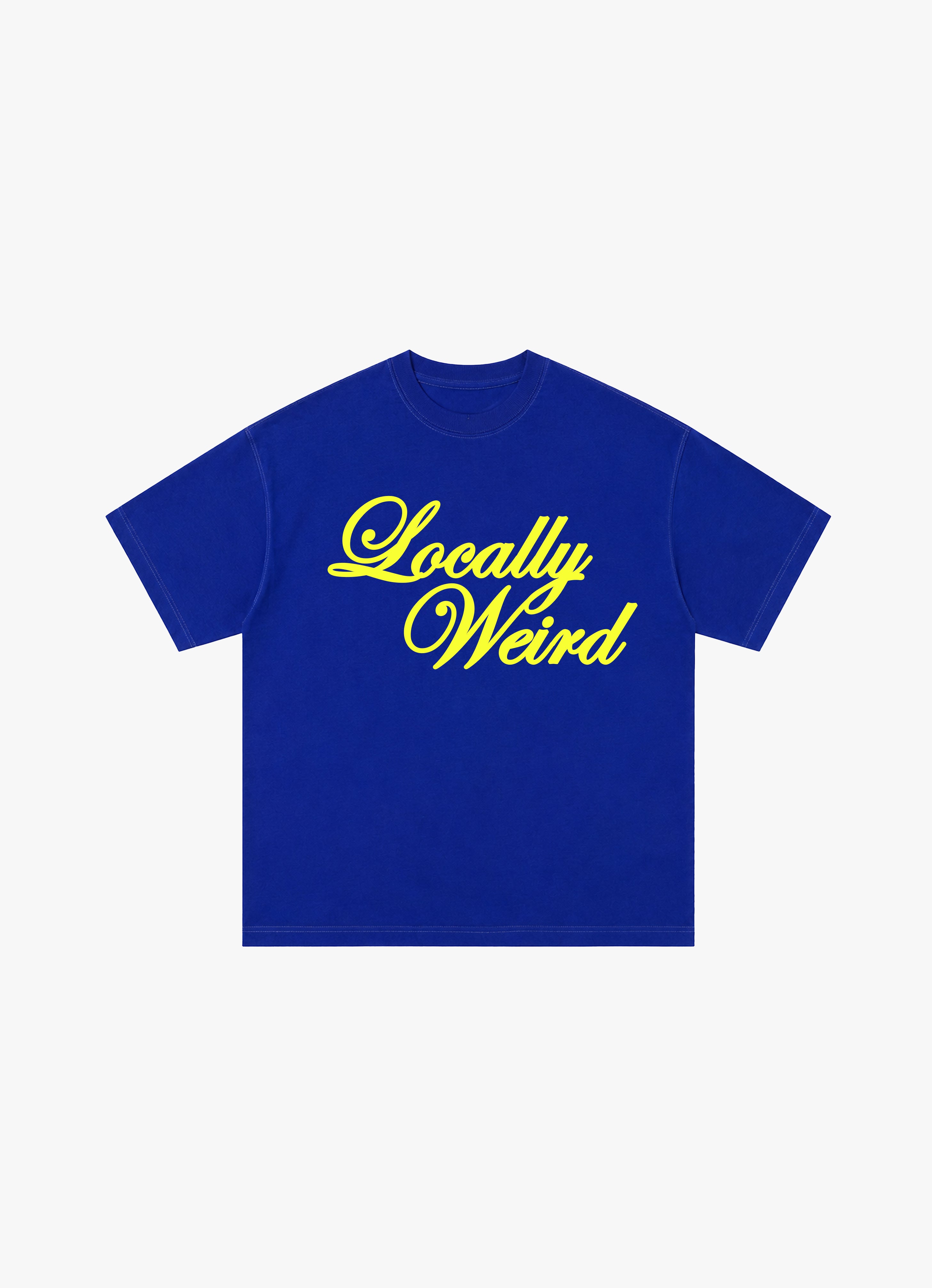 LOCALLY WEIRD BLACK OVERSIZED TEE