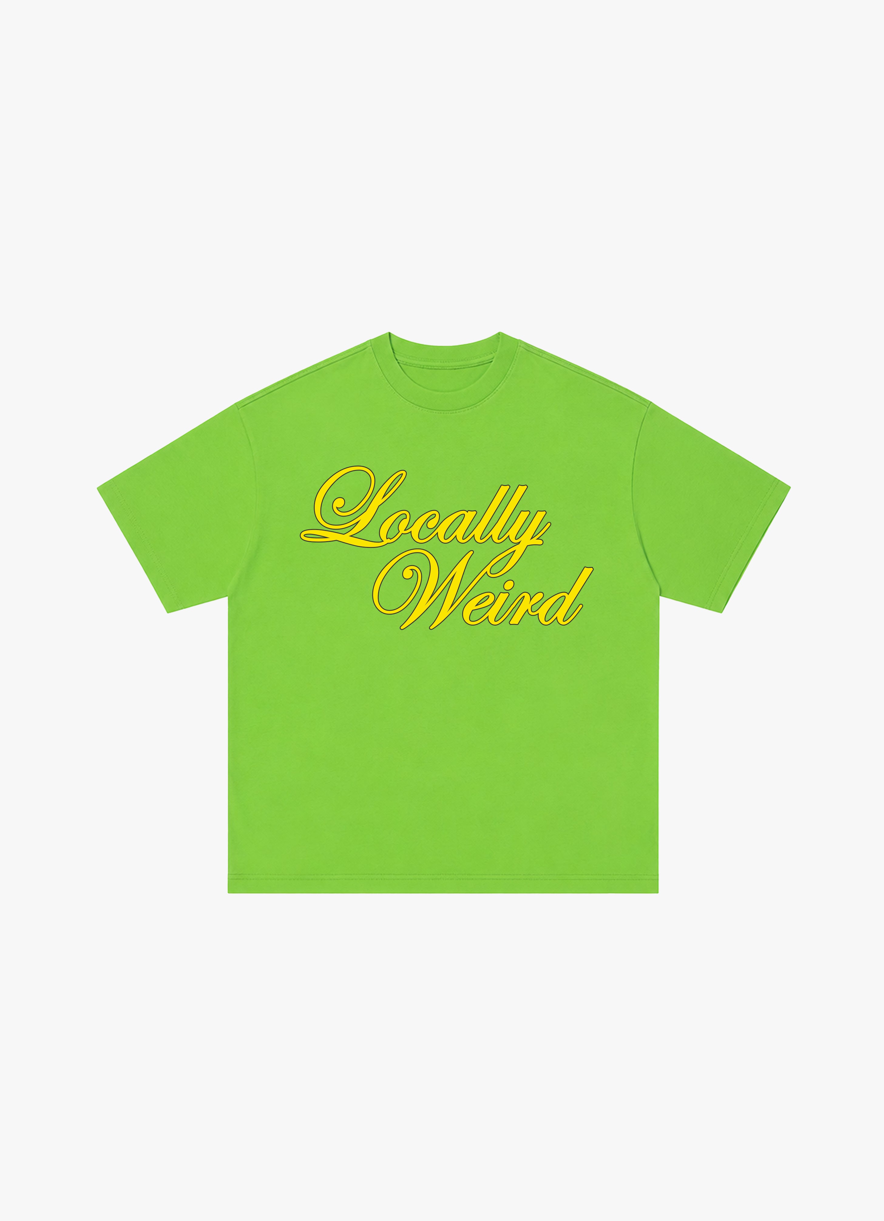 LOCALLY WEIRD GREEN REGULAR TEE