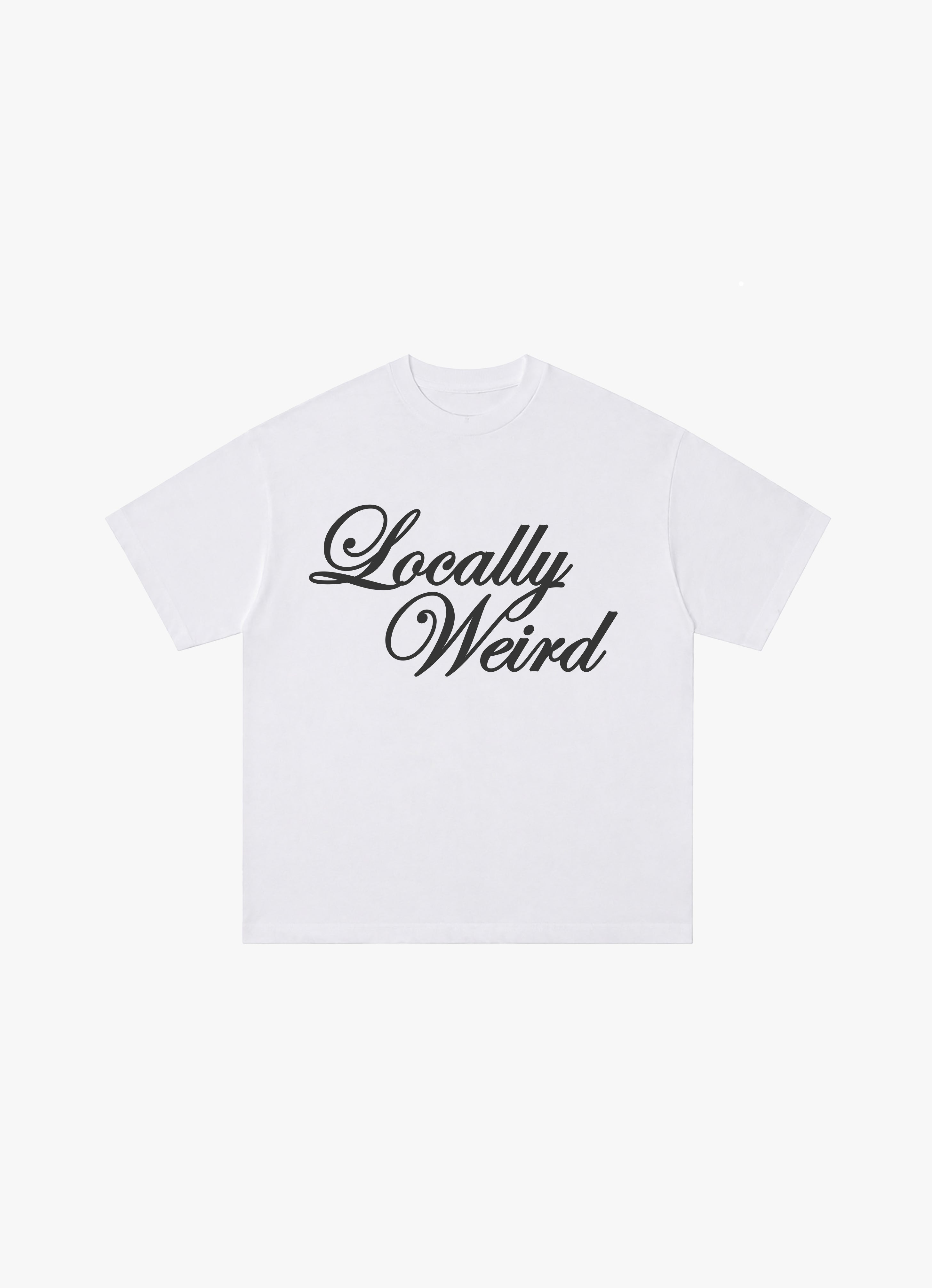LOCALLY WEIRD BLACK OVERSIZED TEE