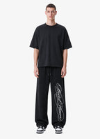 SCRIPT BLACK JOGGERS